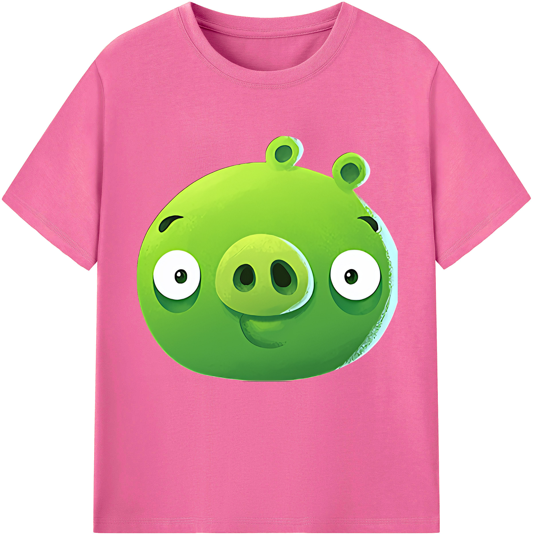 （画像用） Angry Birds アングリーバード レディースカジュアルプリントTシャツ（綿100％）